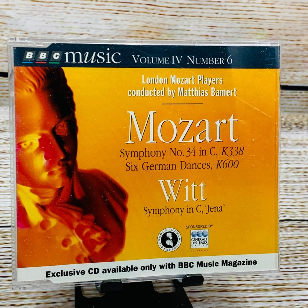 Mozart Symphony No. 34 Six German Dances Witt Symphony [1996‎ CD] BBC Music